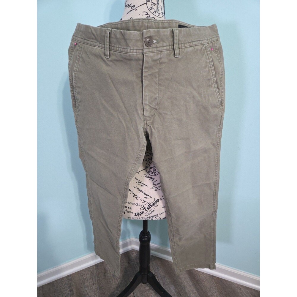 Bonobos Pants Mens 29x28 Chino Tailored Fit Flat Front Cotton Stretch